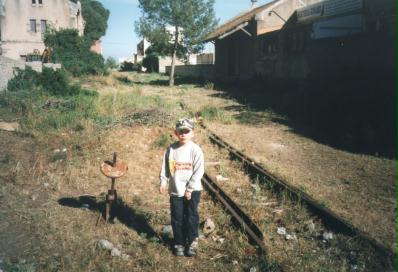 Looking South outside booking hall